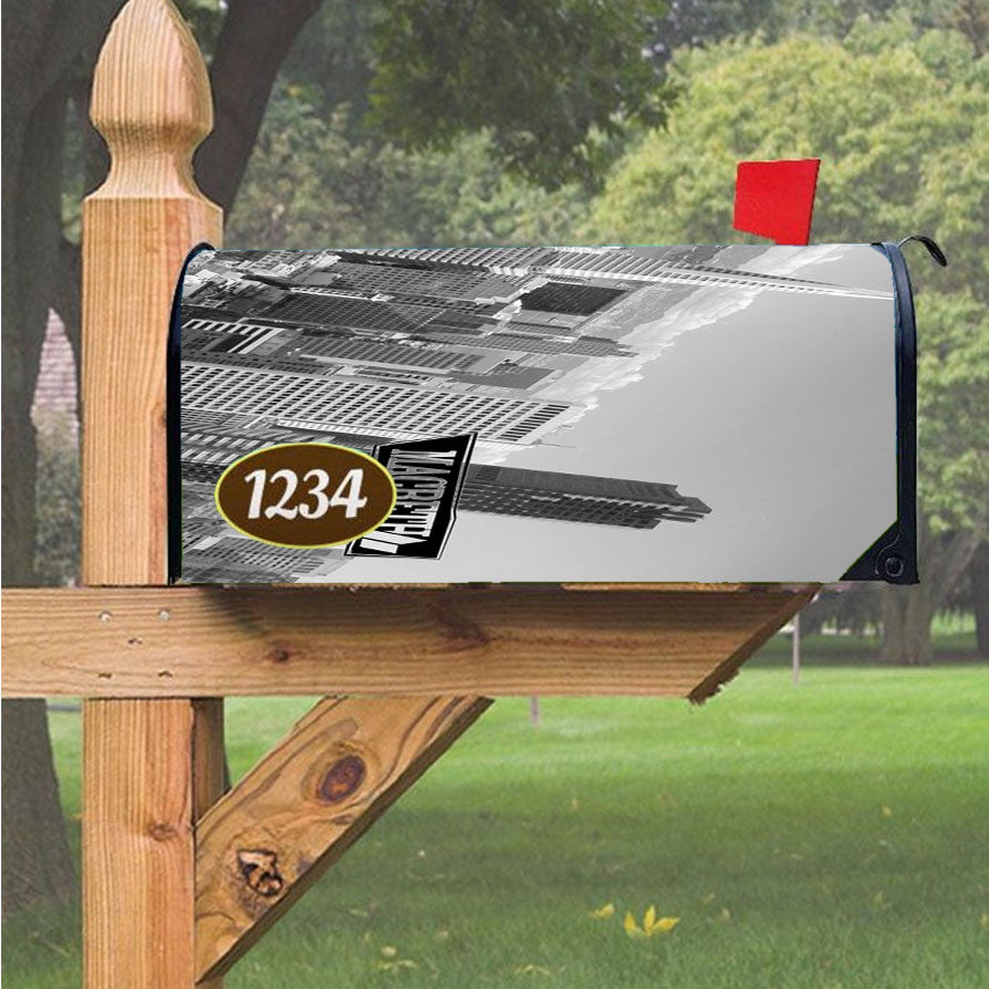 Wu Tang Clan Rap Hip Hop Music Collages Magnetic Mailbox Cover 18" X 21" Outdoor Decor