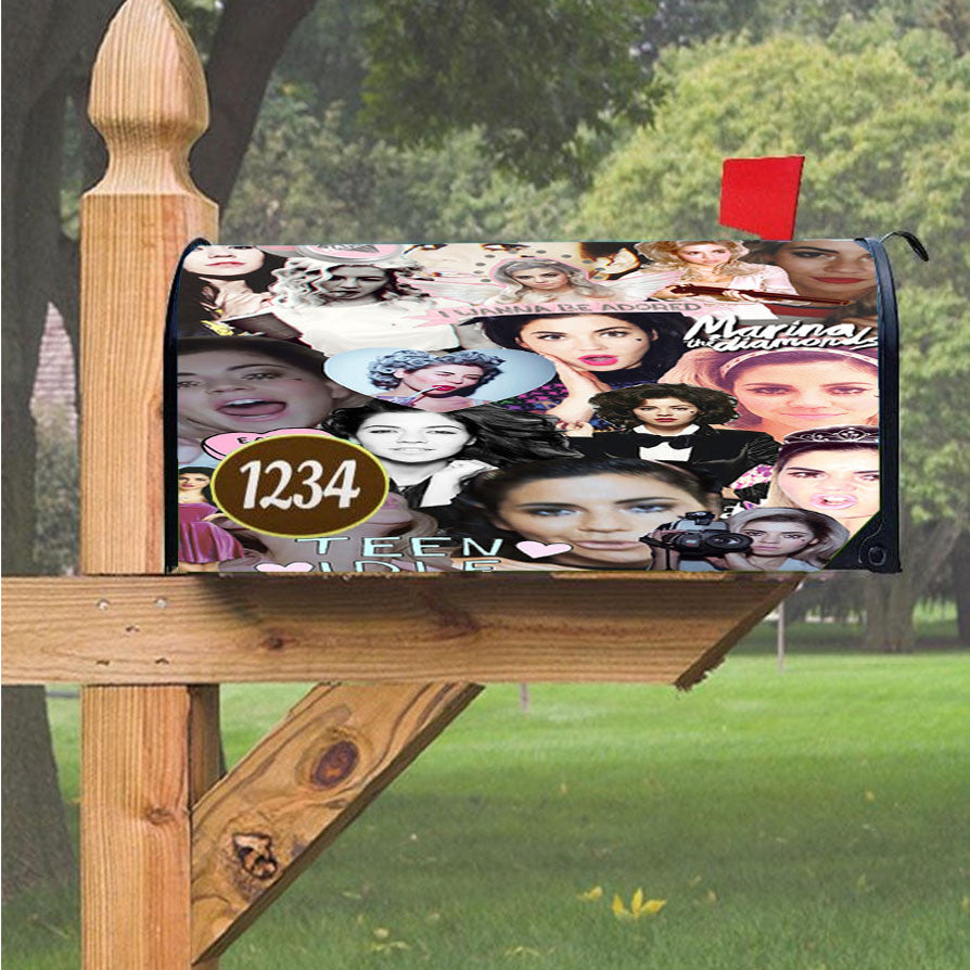 Wu Tang Clan Rap Hip Hop Music Collages Magnetic Mailbox Cover 18" X 21" Outdoor Decor