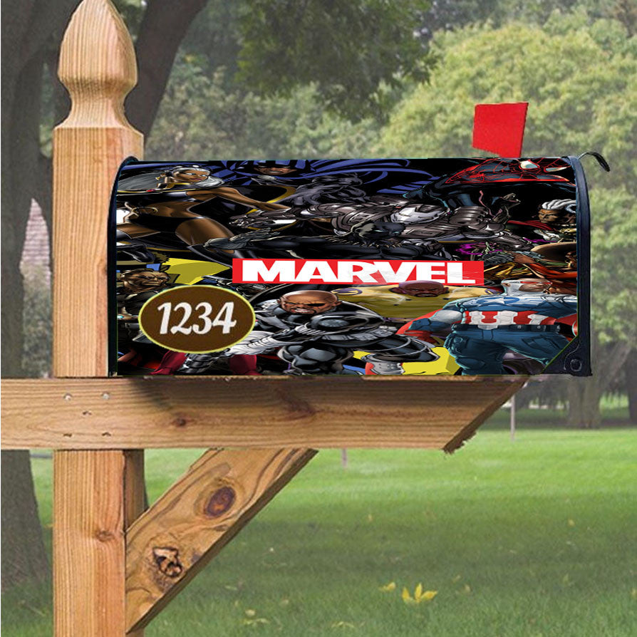 Wu Tang Clan Rap Hip Hop Music Collages Magnetic Mailbox Cover 18" X 21" Outdoor Decor