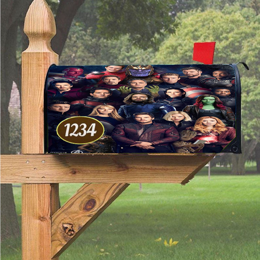 Wu Tang Clan Rap Hip Hop Music Collages Magnetic Mailbox Cover 18" X 21" Outdoor Decor