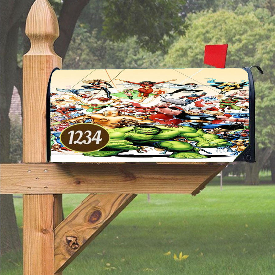 Wu Tang Clan Rap Hip Hop Music Collages Magnetic Mailbox Cover 18" X 21" Outdoor Decor