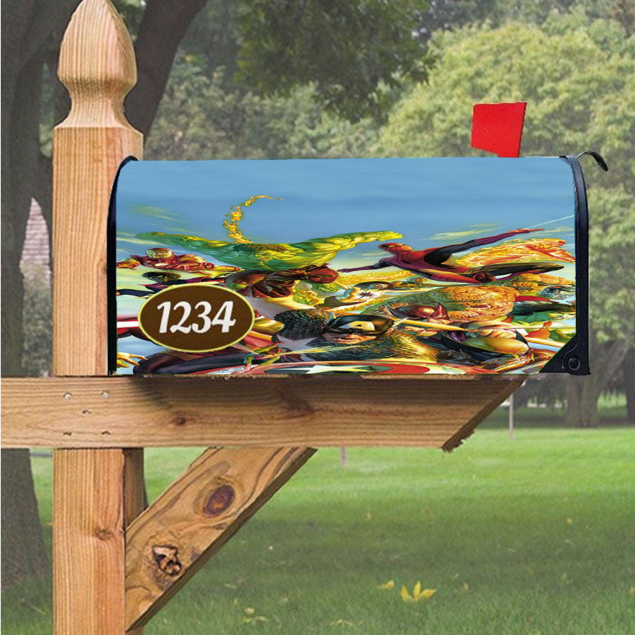 Wu Tang Clan Rap Hip Hop Music Collages Magnetic Mailbox Cover 18" X 21" Outdoor Decor