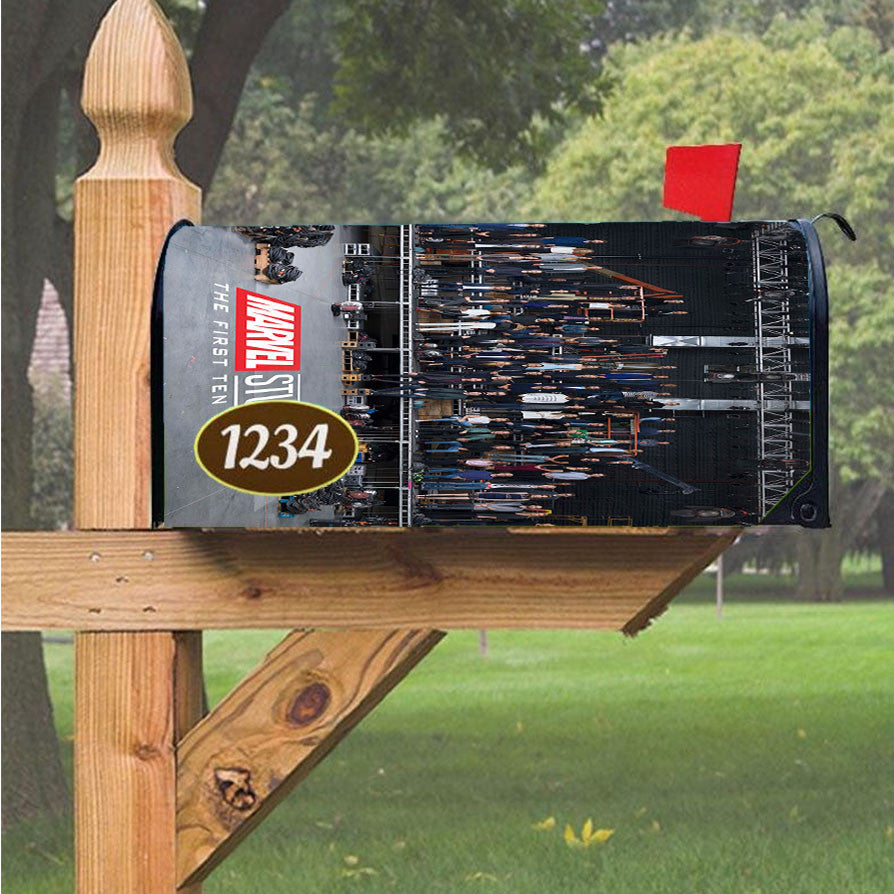 Wu Tang Clan Rap Hip Hop Music Collages Magnetic Mailbox Cover 18" X 21" Outdoor Decor