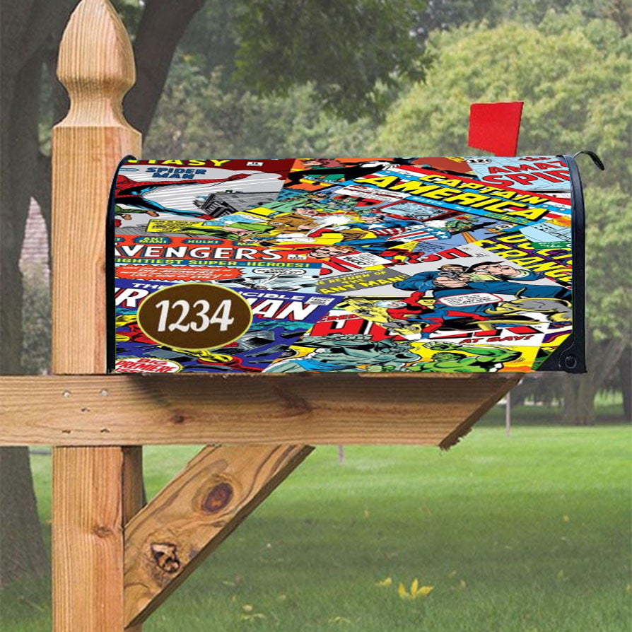 Wu Tang Clan Rap Hip Hop Music Collages Magnetic Mailbox Cover 18" X 21" Outdoor Decor