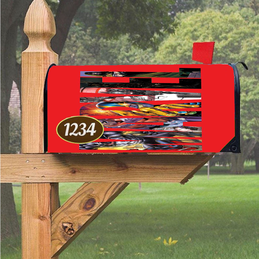 Wu Tang Clan Rap Hip Hop Music Collages Magnetic Mailbox Cover 18" X 21" Outdoor Decor