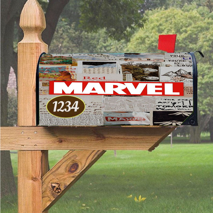 Wu Tang Clan Rap Hip Hop Music Collages Magnetic Mailbox Cover 18" X 21" Outdoor Decor