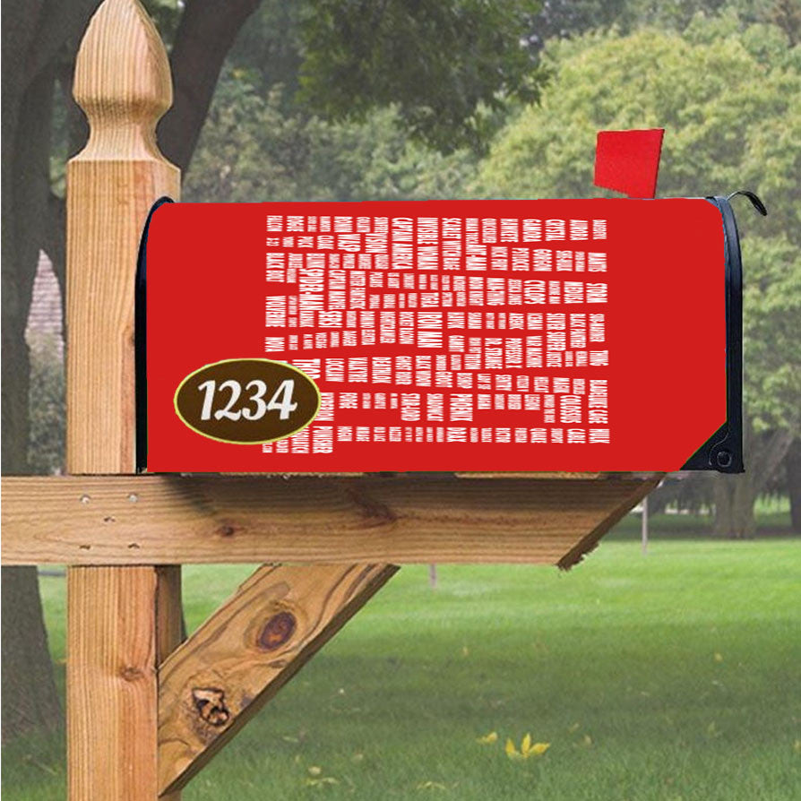 Wu Tang Clan Rap Hip Hop Music Collages Magnetic Mailbox Cover 18" X 21" Outdoor Decor