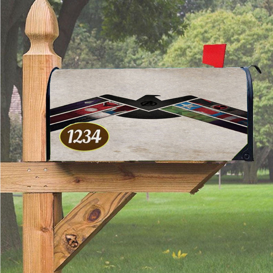 Wu Tang Clan Rap Hip Hop Music Collages Magnetic Mailbox Cover 18" X 21" Outdoor Decor