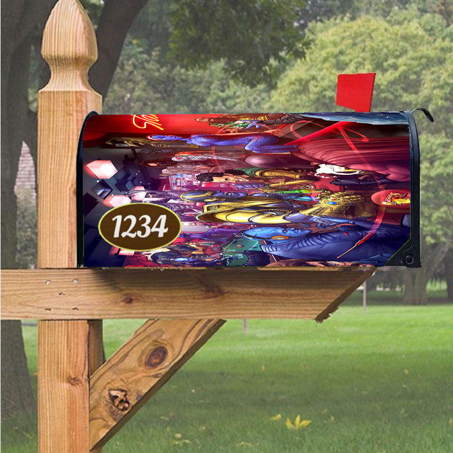 Wu Tang Clan Rap Hip Hop Music Collages Magnetic Mailbox Cover 18" X 21" Outdoor Decor