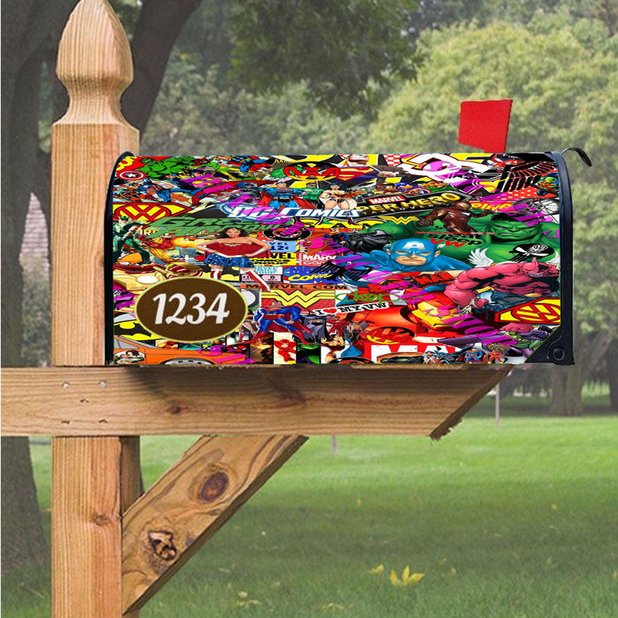 Wu Tang Clan Rap Hip Hop Music Collages Magnetic Mailbox Cover 18" X 21" Outdoor Decor