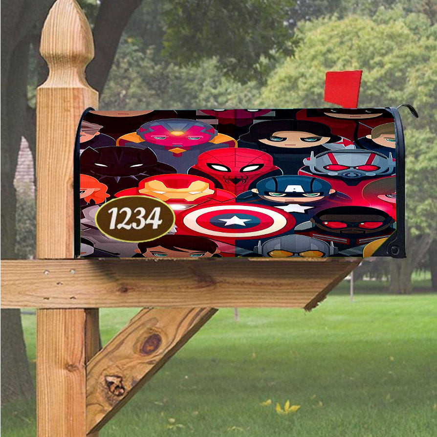 Wu Tang Clan Rap Hip Hop Music Collages Magnetic Mailbox Cover 18" X 21" Outdoor Decor