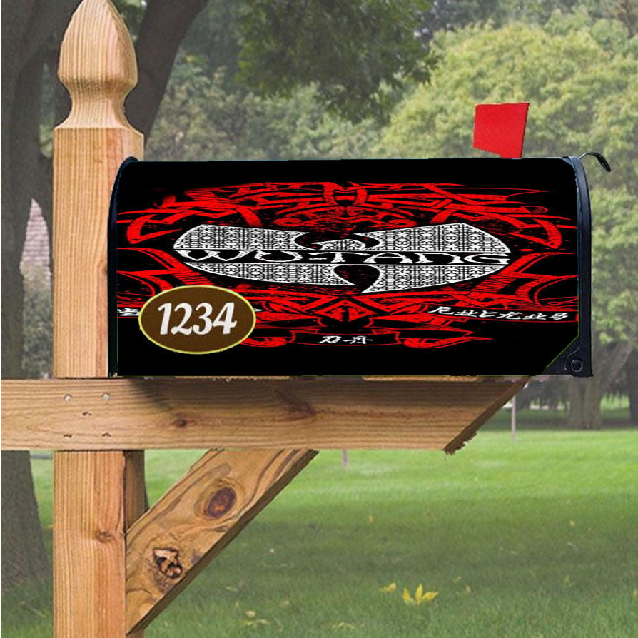 Wu Tang Clan Rap Hip Hop Music Collages Magnetic Mailbox Cover 18" X 21" Outdoor Decor
