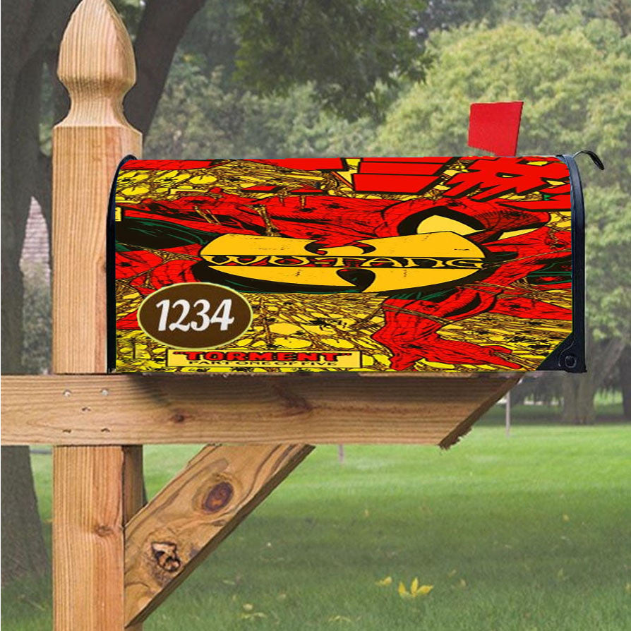 Wu Tang Clan Rap Hip Hop Music Collages Magnetic Mailbox Cover 18" X 21" Outdoor Decor