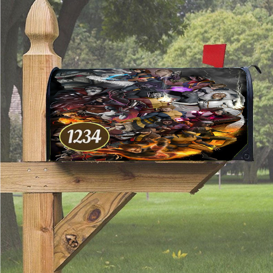 Wu Tang Clan Rap Hip Hop Music Collages Magnetic Mailbox Cover 18" X 21" Outdoor Decor