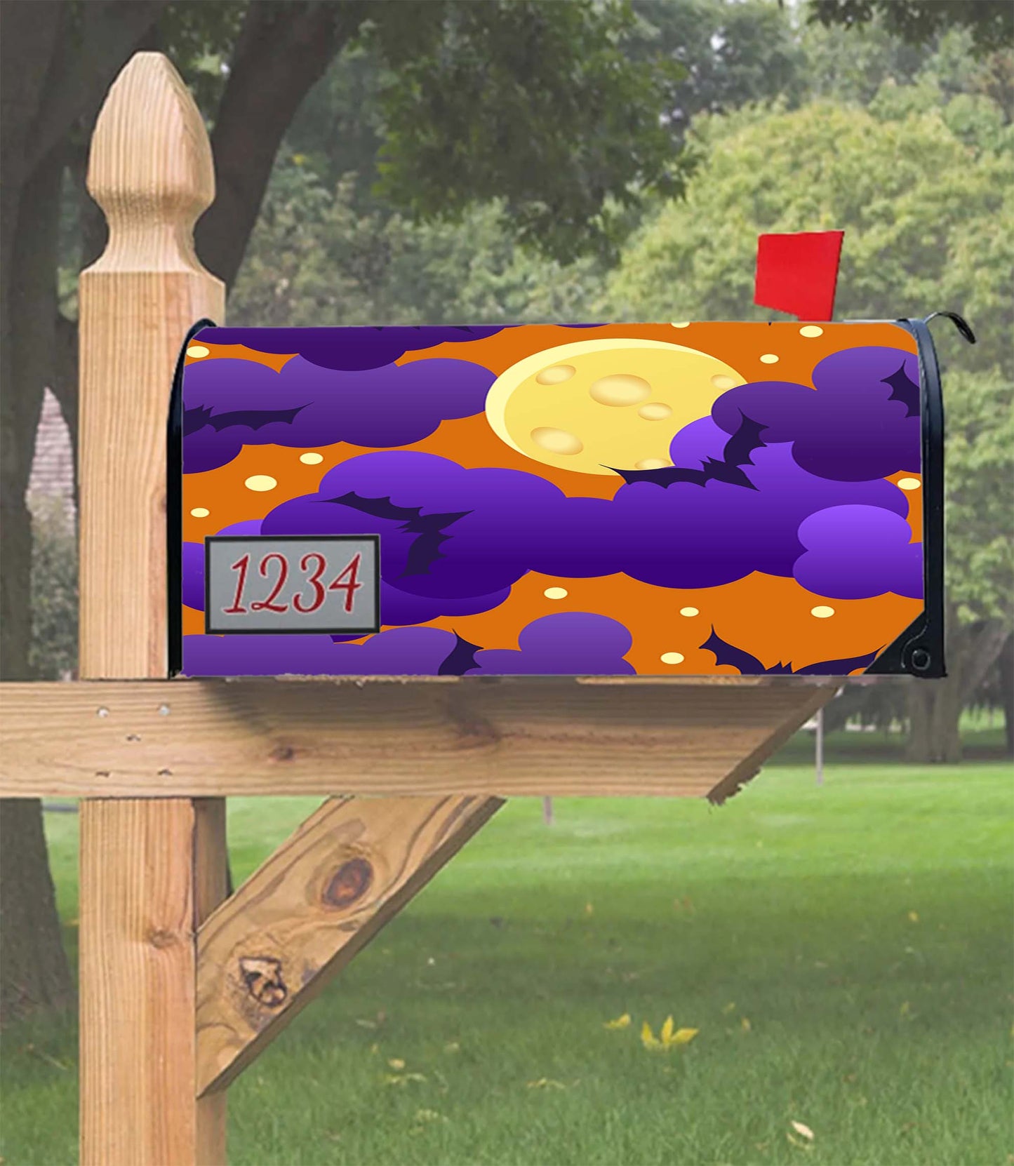 Halloween Pattern 03 Mailbox Cover