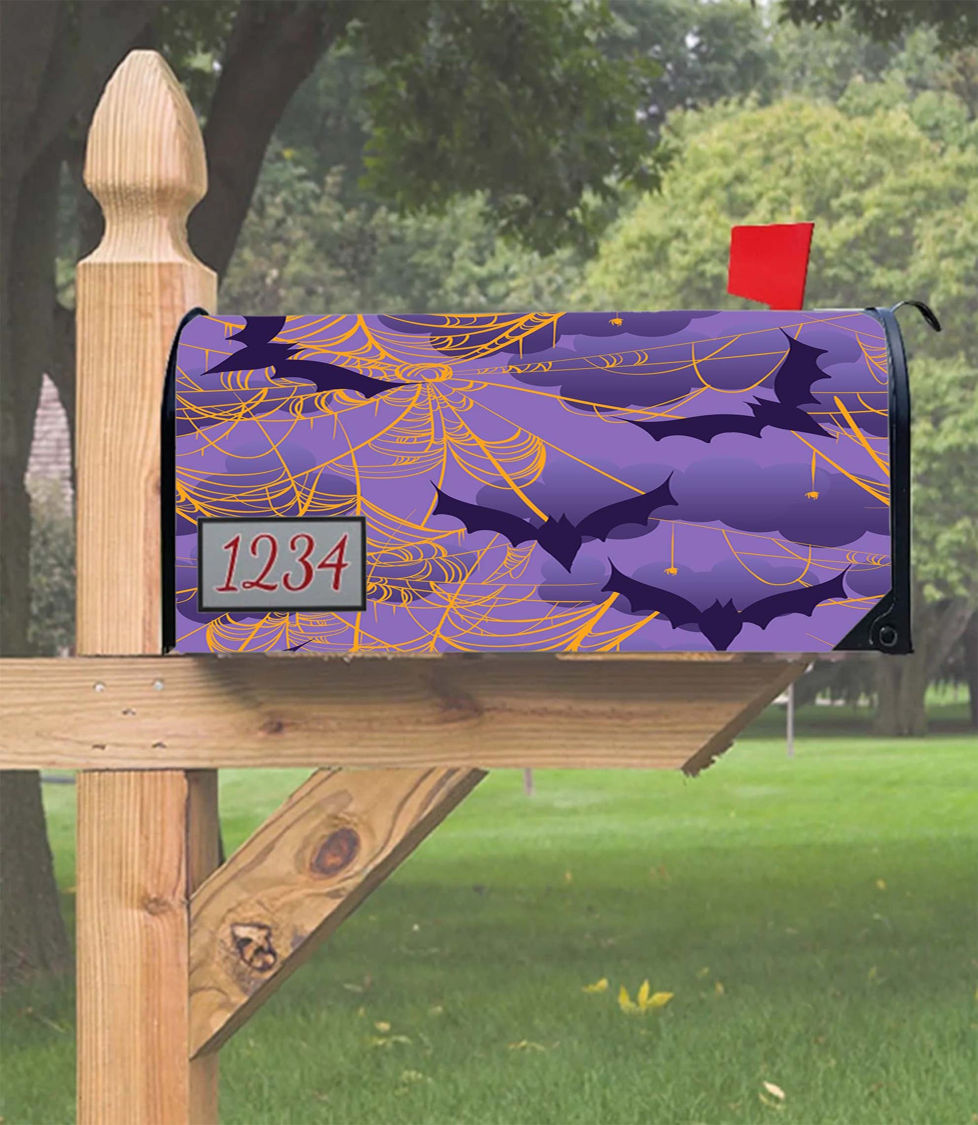 Halloween Pattern 04 Mailbox Cover