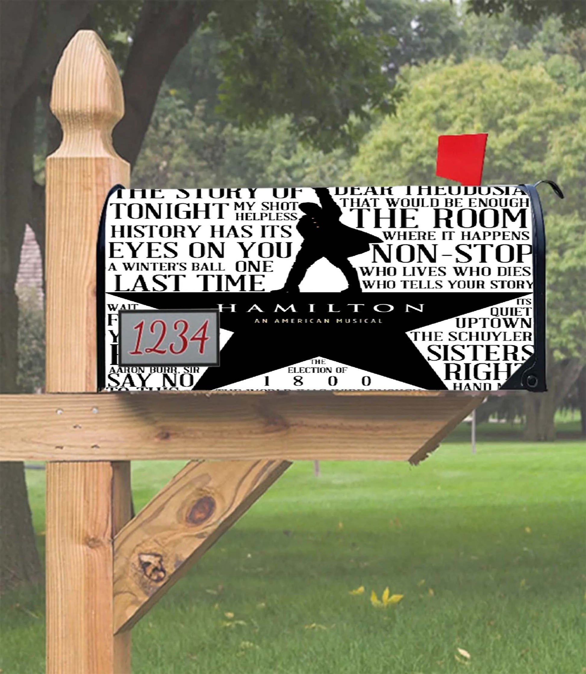 Hamilton An American Music Mailbox Cover