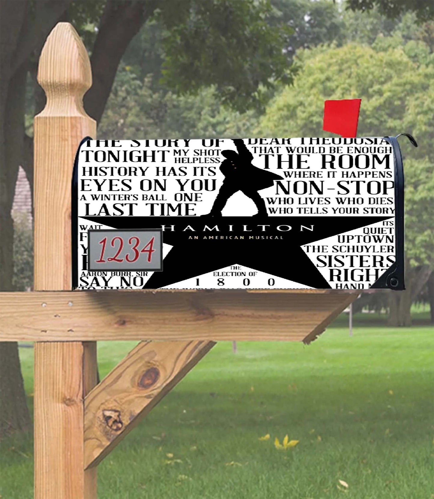 Hamilton An American Musical Mailbox Cover