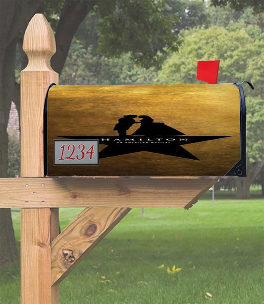 Hamilton And Eliza Kiss Musical Mailbox Cover