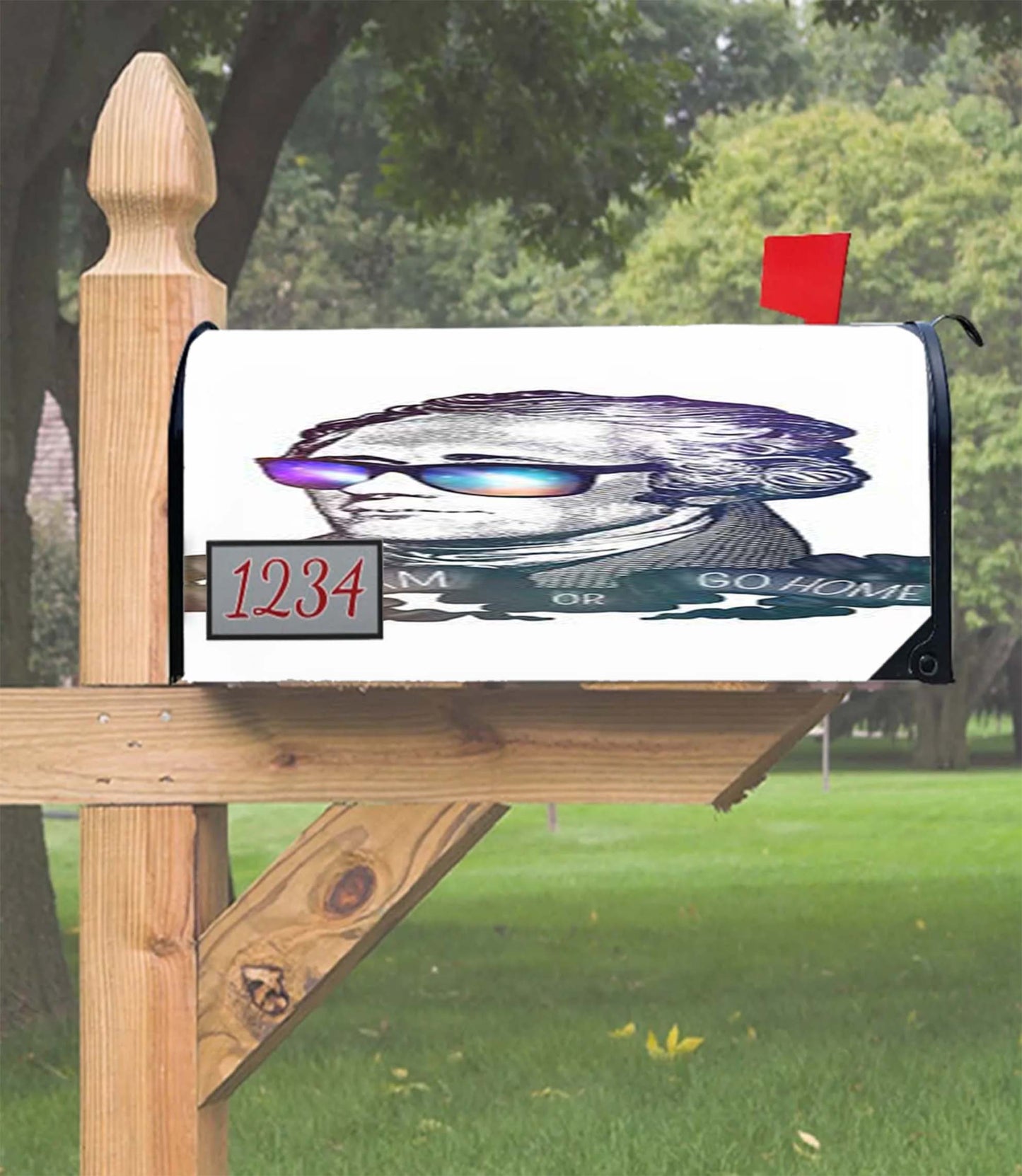 Hamilton Go Ham Or Go Home Mailbox Cover