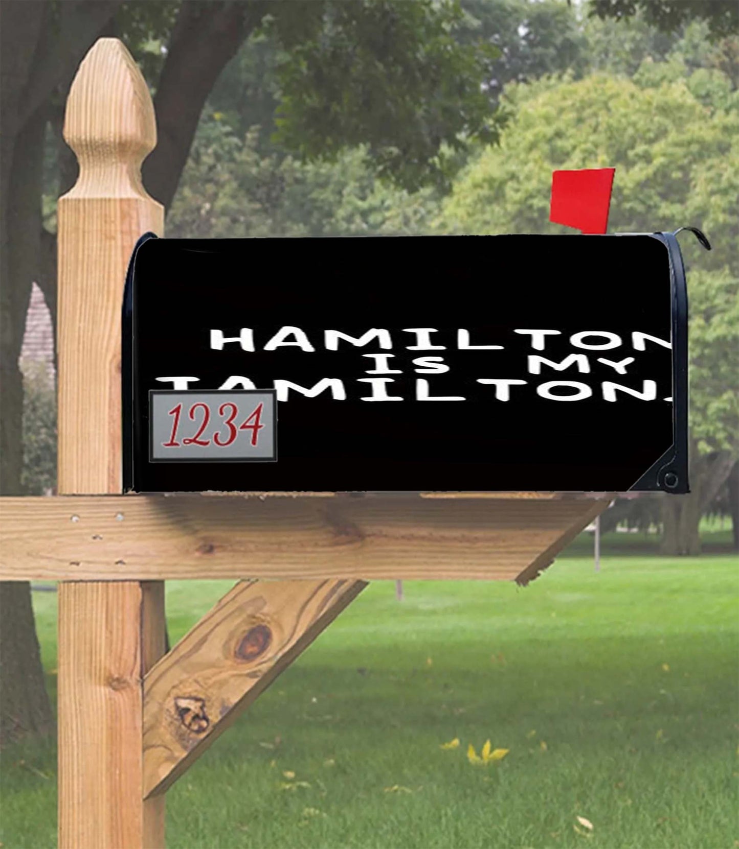 Hamilton Is My Jamilton Mailbox Cover