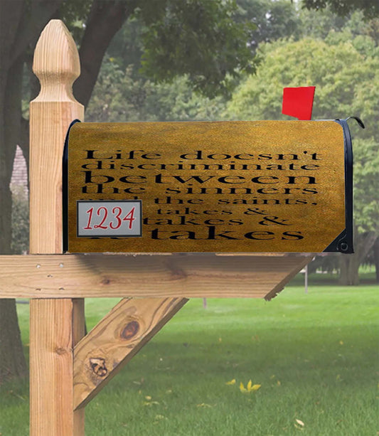 Hamilton It Takes Quotes Mailbox Cover