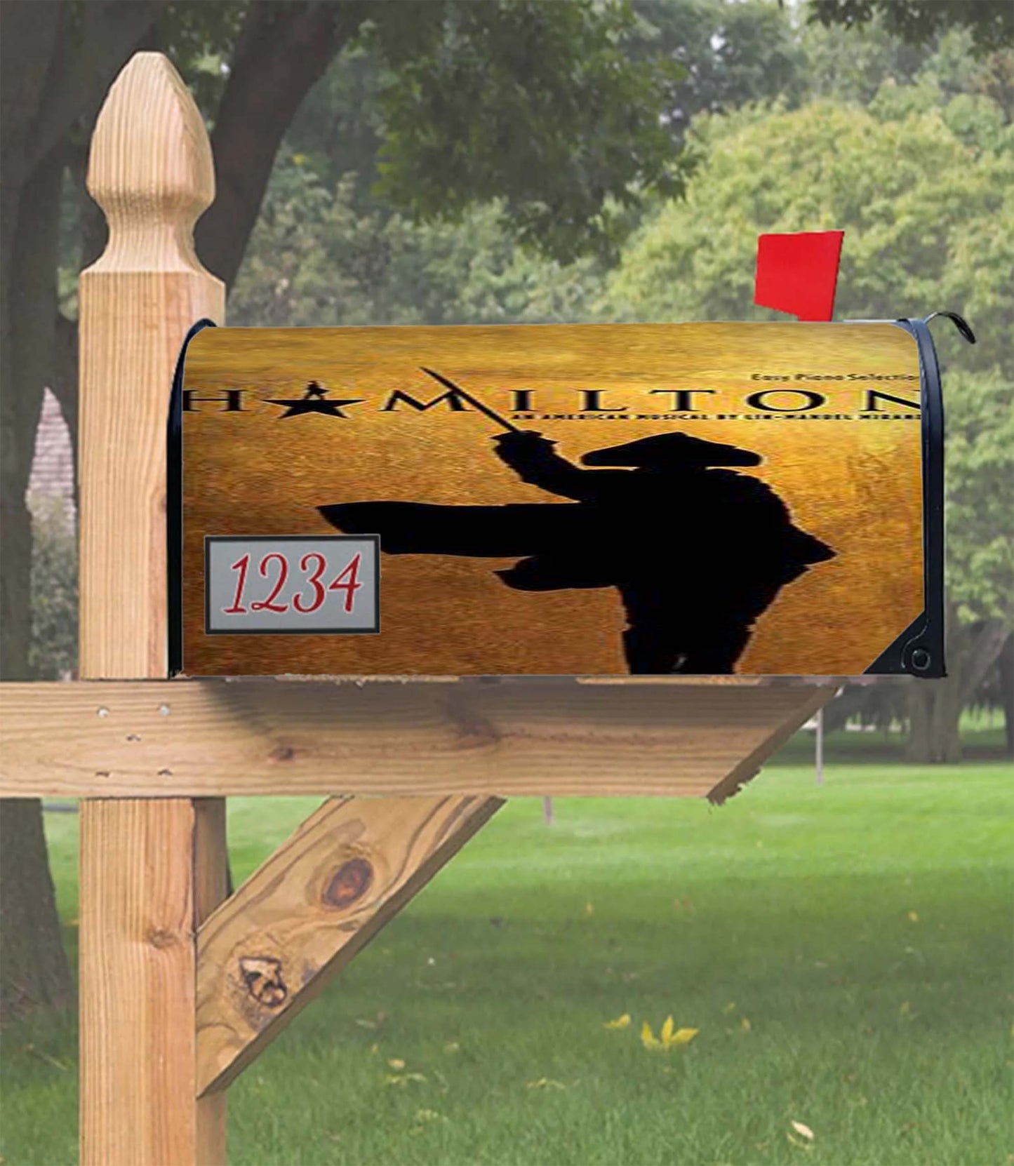 Hamilton Musical Vocal Selection Mailbox Cover