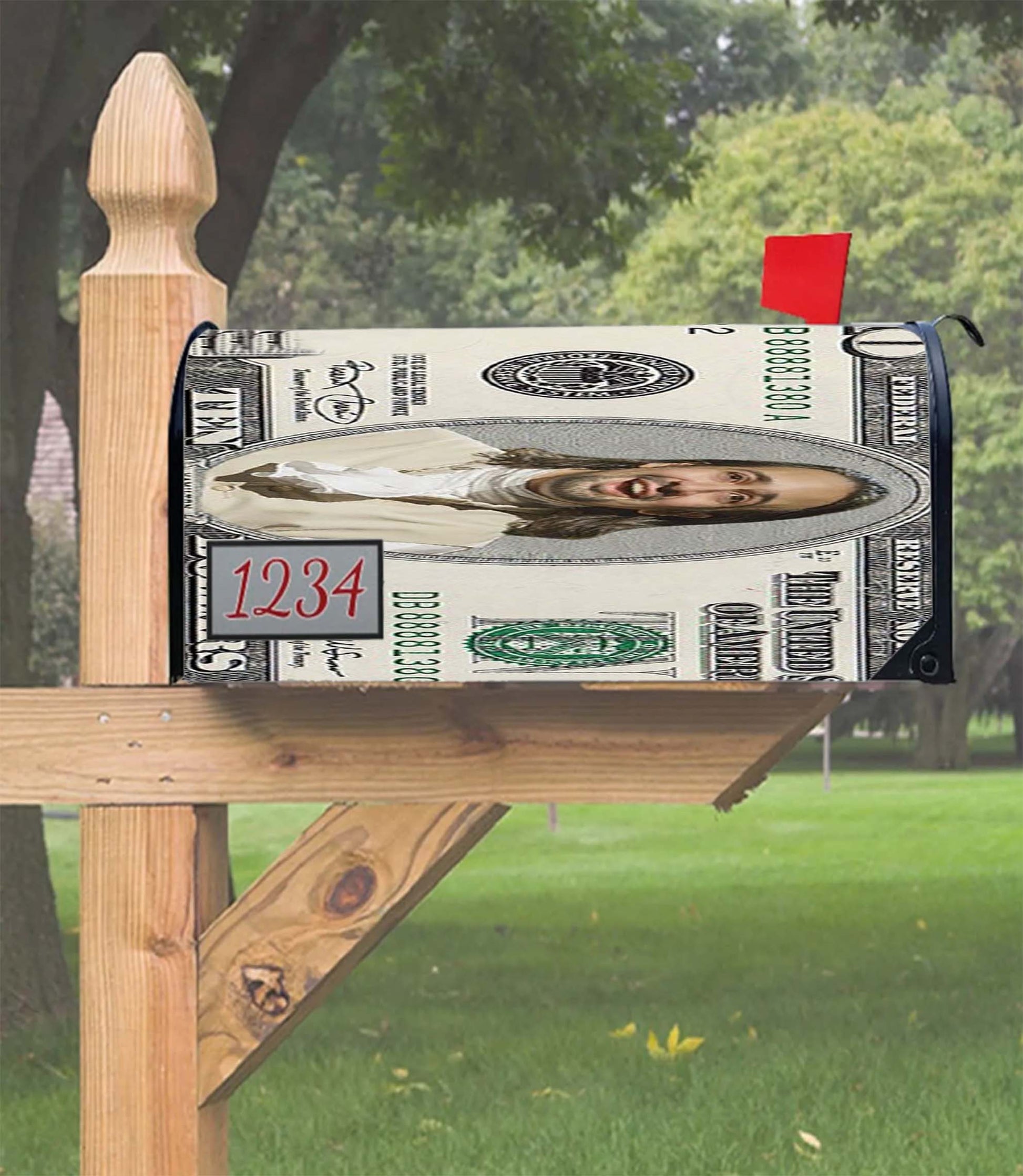 Hamilton The Ten Dollar Founding Father Mailbox Cover