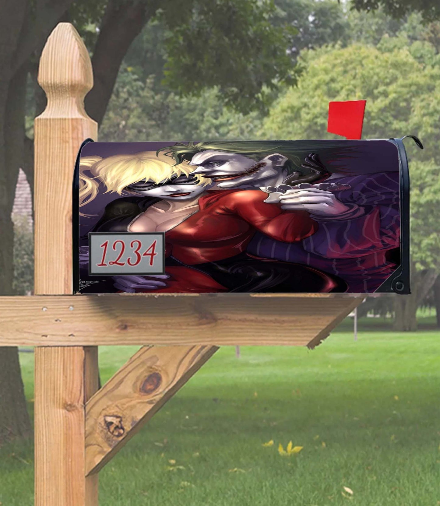 Harley Quinn 9 Mailbox Cover