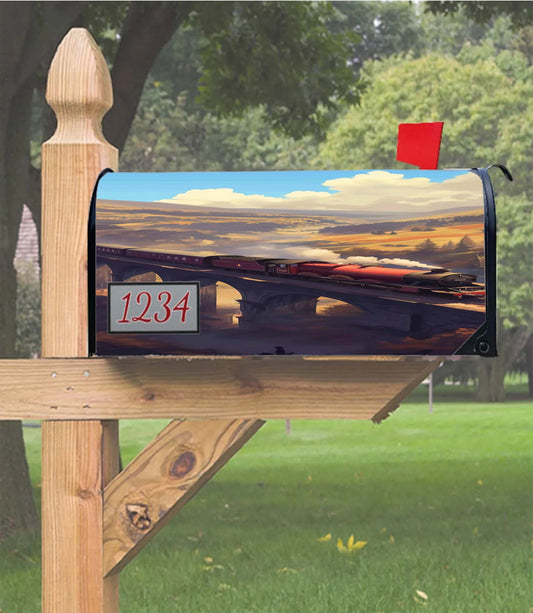 Harry Potter Classic Train Wallpaper Mailbox Cover