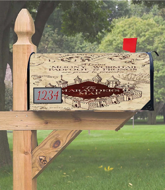 Harry Potter Inspired The Marauders Map Mailbox Cover