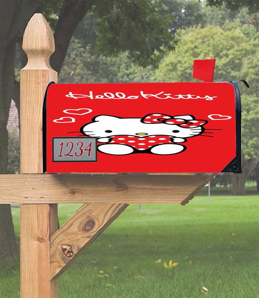 Hello Kitty Loving Pattern Mailbox Cover