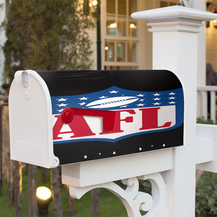 Afl Black Magnetic Mailbox Cover 18" X 21" Outdoor Decor