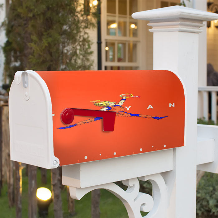Air Jordan Goku Saiyan Magnetic Mailbox Cover 18" X 21" Outdoor Decor