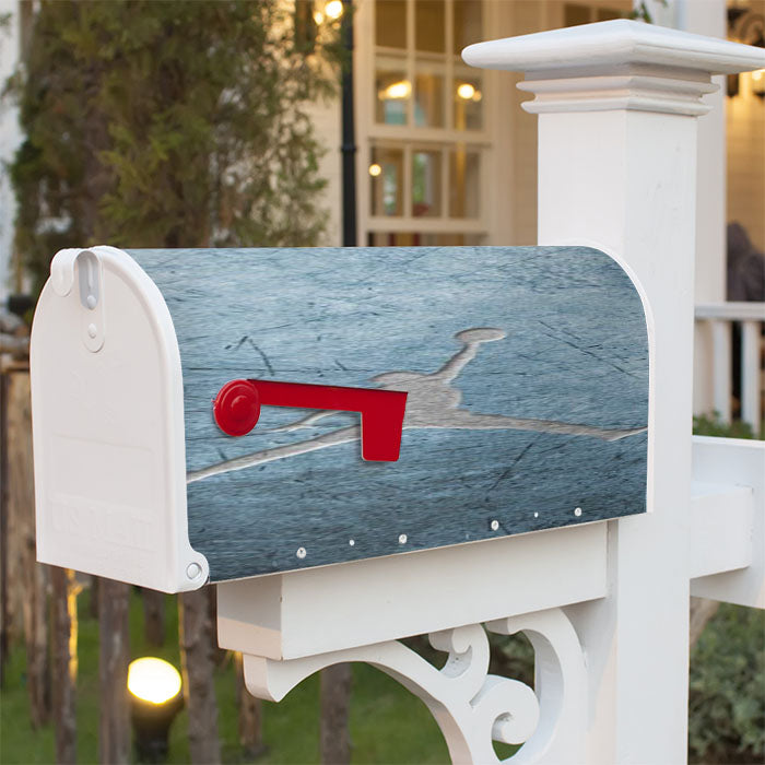 Air Jordan Steel Texture Logo Magnetic Mailbox Cover 18" X 21" Outdoor Decor