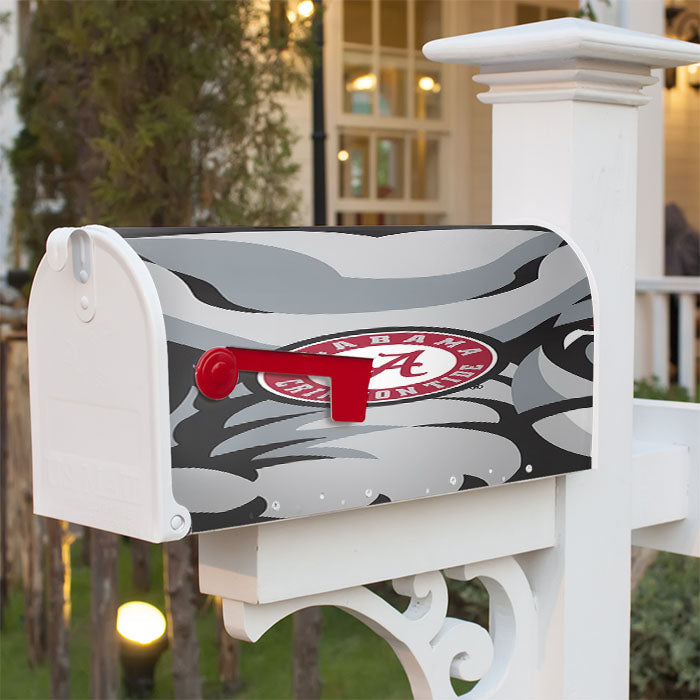 Alabama Crimson Tide Crimson Elephant Magnetic Mailbox Cover 18" X 21" Outdoor Decor