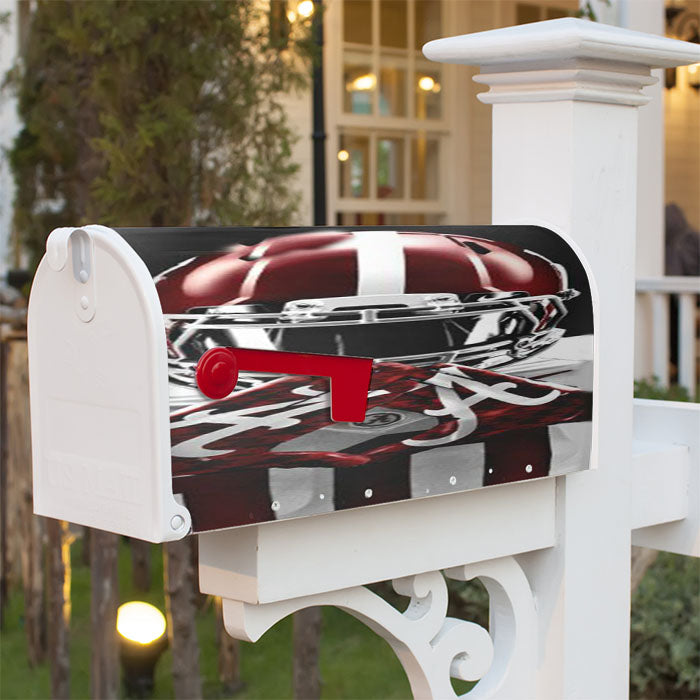 Alabama Crimson Tide Symbol Magnetic Mailbox Cover 18" X 21" Outdoor Decor