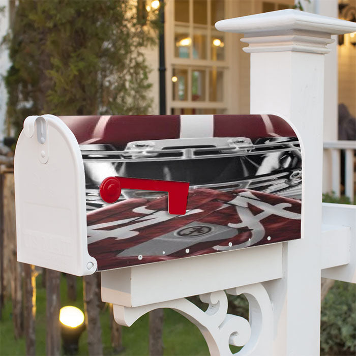 Alabama Football Magnetic Mailbox Cover 18" X 21" Outdoor Decor