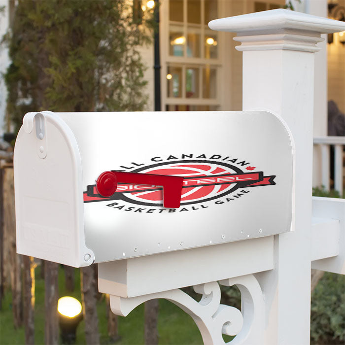 All Canadian Biosteel Basketball Game Magnetic Mailbox Cover 18" X 21" Outdoor Decor