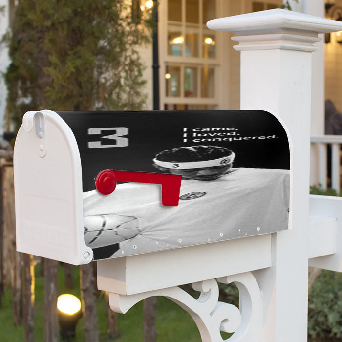 Allen Iverson Hi Contrast Magnetic Mailbox Cover 18" X 21" Outdoor Decor