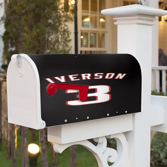 Allen Iverson Jersey Magnetic Mailbox Cover 18" X 21" Outdoor Decor