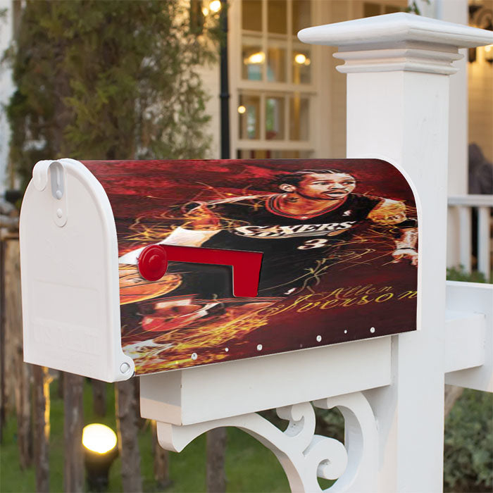 Allen Iverson Tendrils Magnetic Mailbox Cover 18" X 21" Outdoor Decor