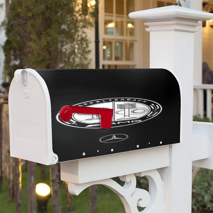 Amg Mercedes Benz Amg Magnetic Mailbox Cover 18" X 21" Outdoor Decor