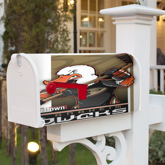 Anaheim Ducks Hockey Magnetic Mailbox Cover 18" X 21" Outdoor Decor