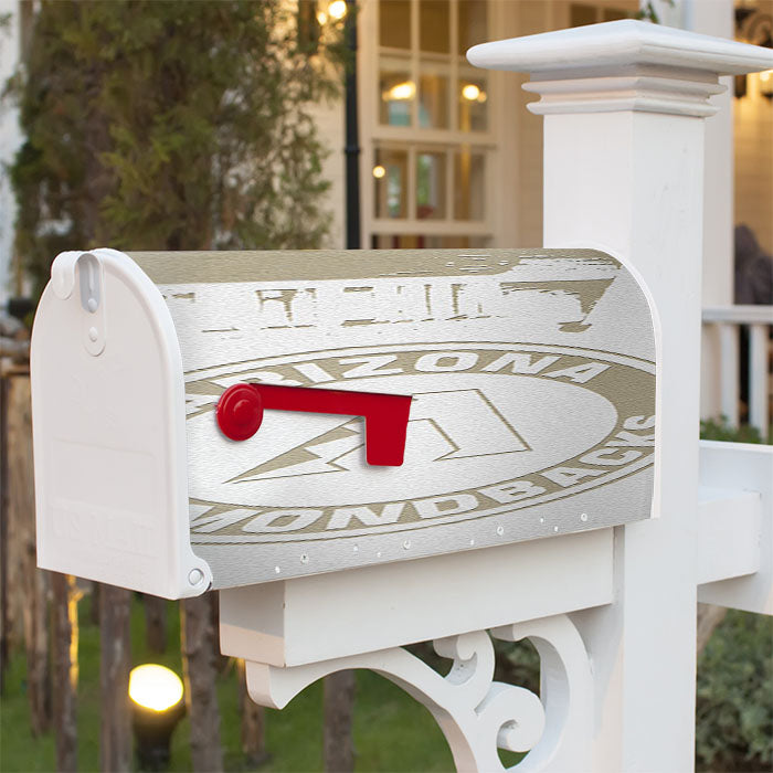 Arizona Mlb Basball Magnetic Mailbox Cover 18" X 21" Outdoor Decor