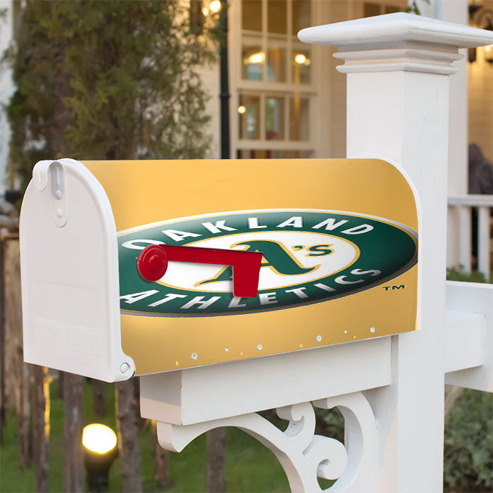 Athletic Oaklan Magnetic Mailbox Cover 18" X 21" Outdoor Decor