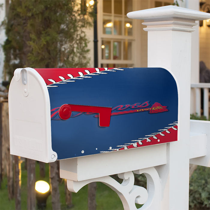 Atlanta Braves 04 Magnetic Mailbox Cover 18" X 21" Outdoor Decor