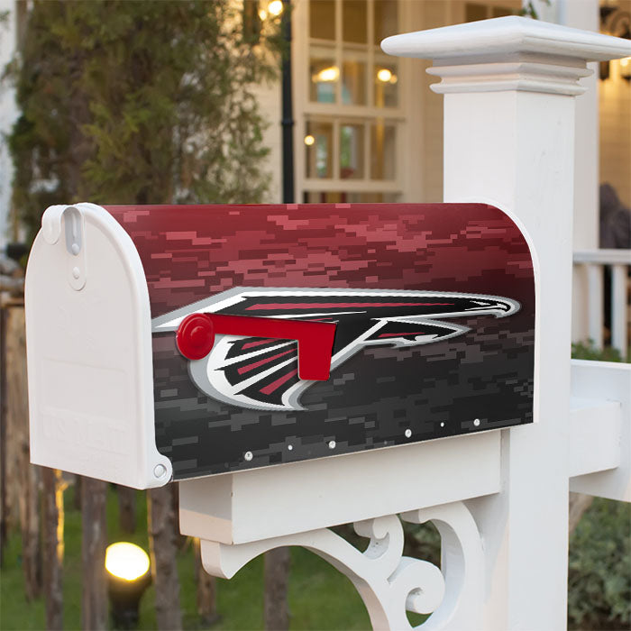 Atlanta Falcons Army Camo Magnetic Mailbox Cover 18" X 21" Outdoor Decor