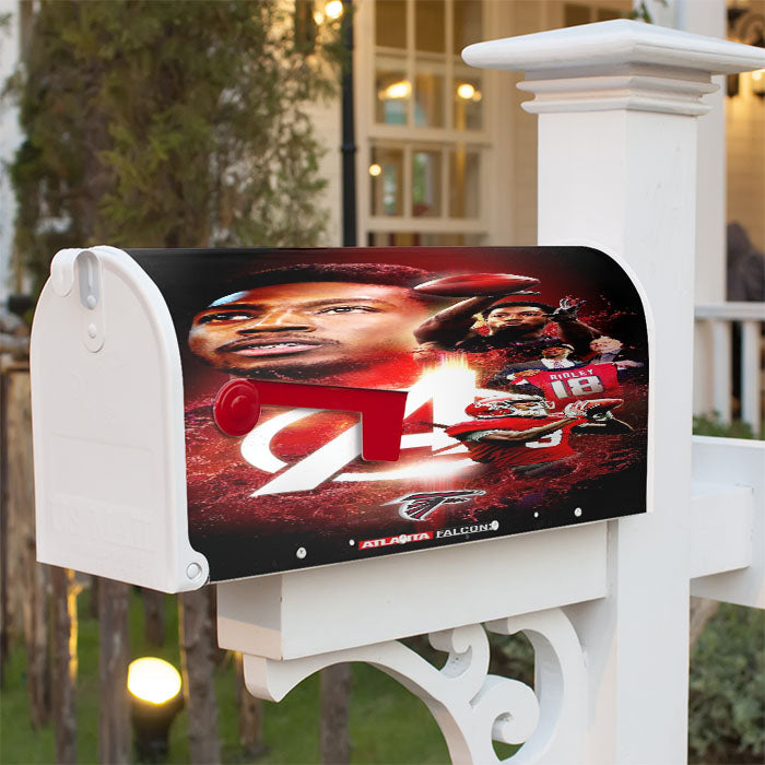 Atlanta Falcons Calvin Ridley Magnetic Mailbox Cover 18" X 21" Outdoor Decor