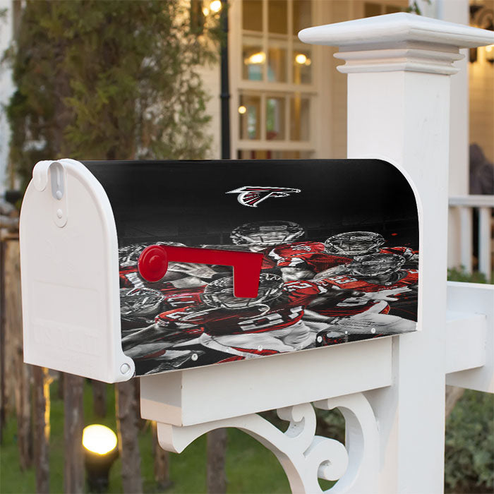 Atlanta Falcons Desktop Clipart Magnetic Mailbox Cover 18" X 21" Outdoor Decor